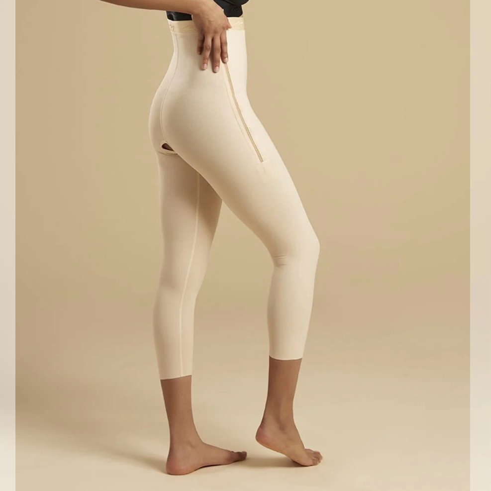 Like New Black High-Waist Compression Girdle - Calf Length - Style No. Lgm — image 5 of 8